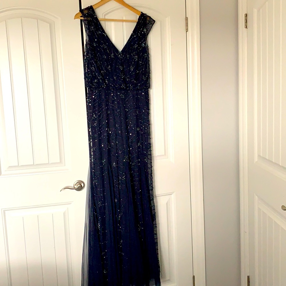 Evening maxi Navy dress